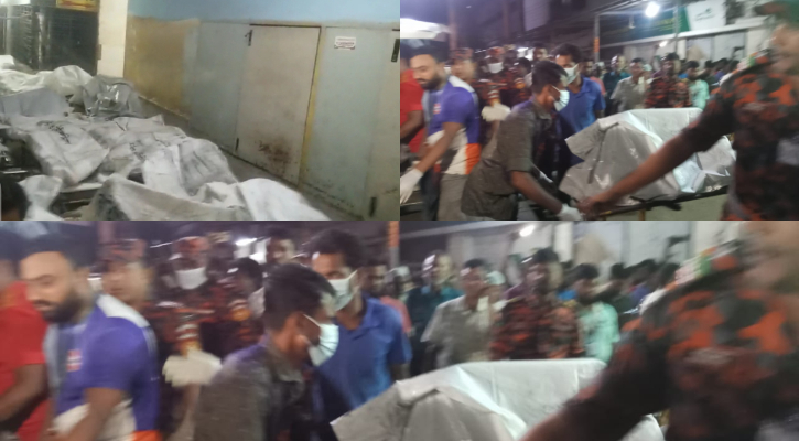 চোখে জল-হাতে নিখোঁজের ছবি, মর্গে পোড়া লাশে স্বজনদের খোঁজ